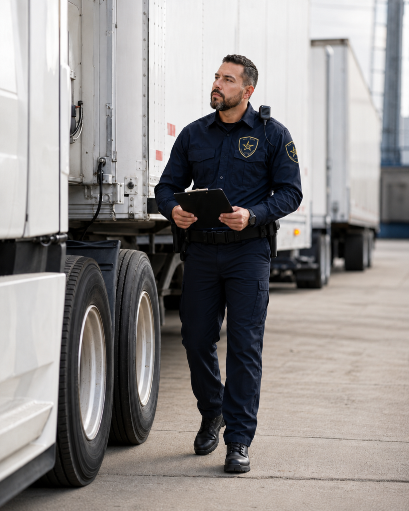 Trucking Security Guard Services California