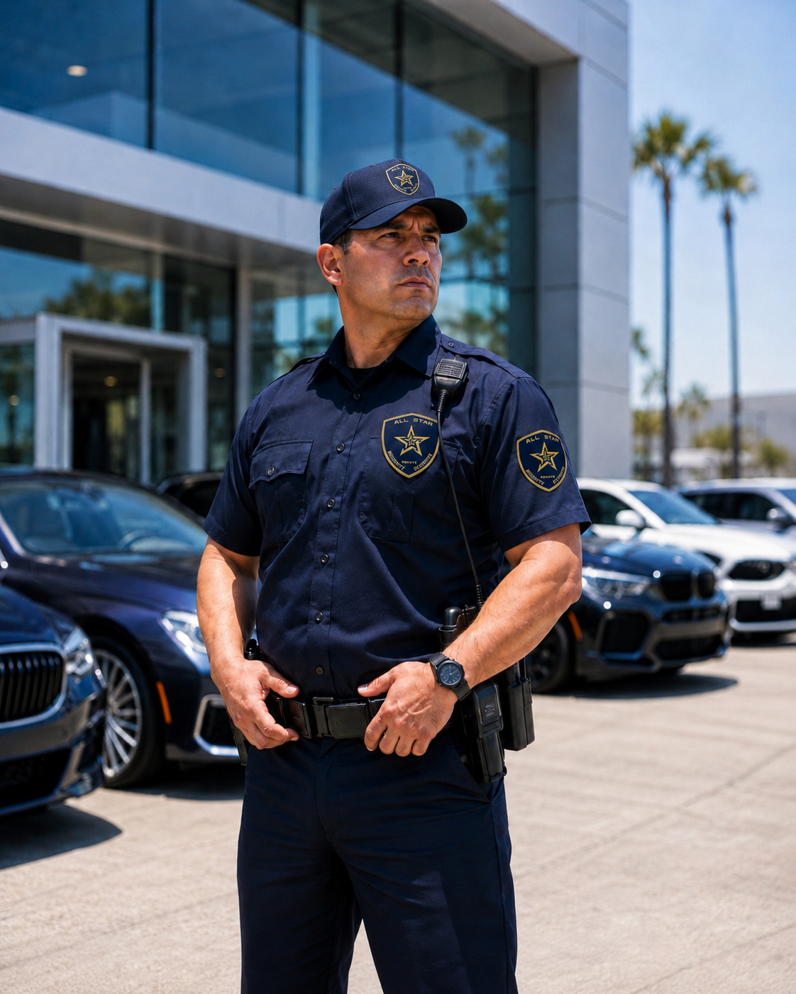 Industrial security guard services California